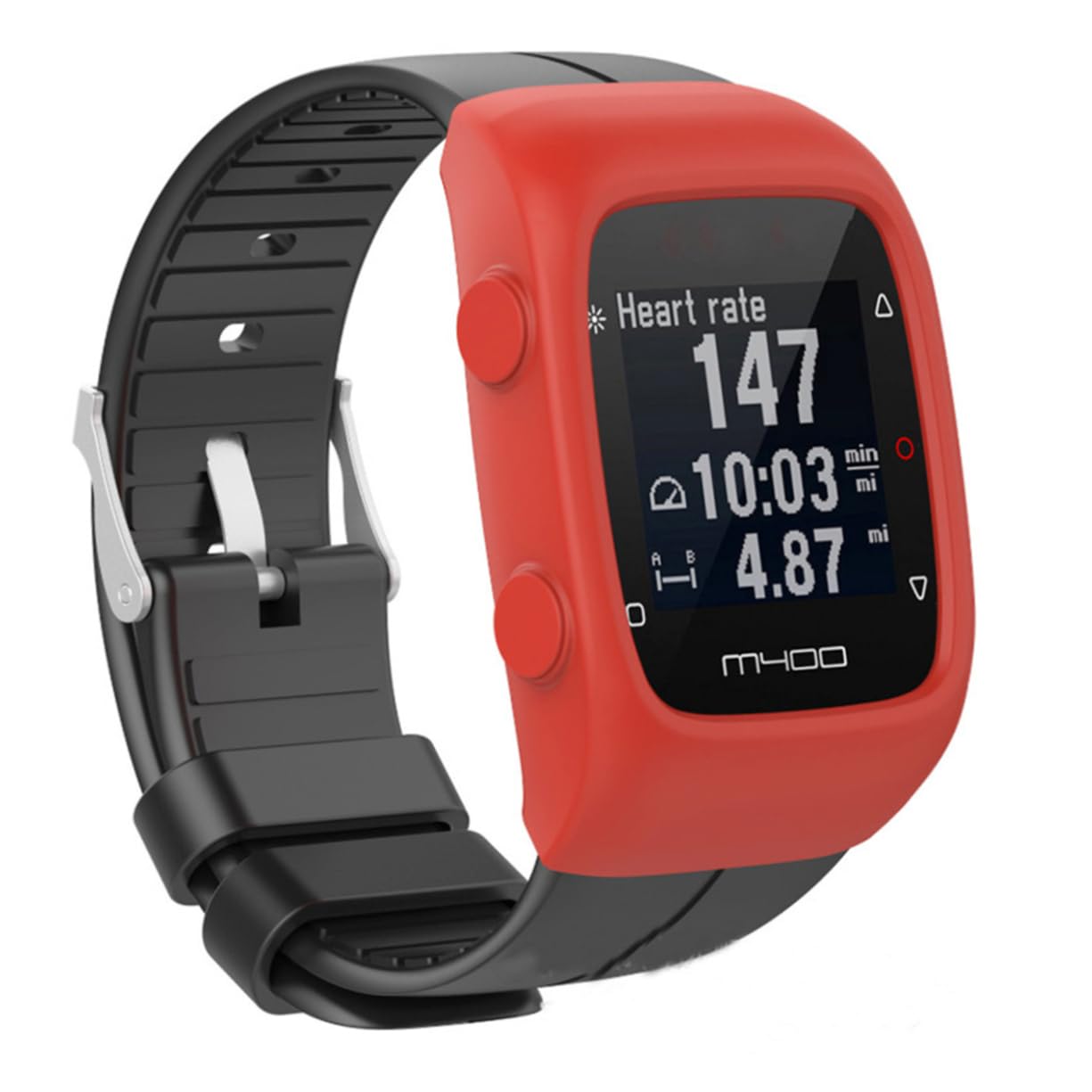 KONTONTY Watch Case Protective Watch Cover Practical Watch Cover M400 Protective Case Universal Red