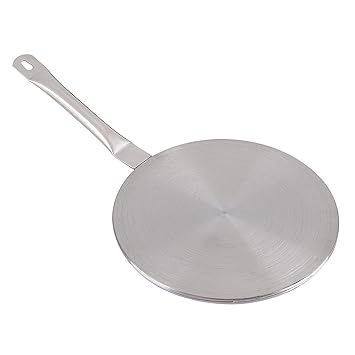 Induction Cooker Heat Diffuser, Stainless Steel Durable Heat Diffuser, with Handle Heat Non-inductive Pan for Electric Cooker