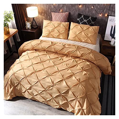 Ensemble de couette plissée 3D pour un lit double cocooning