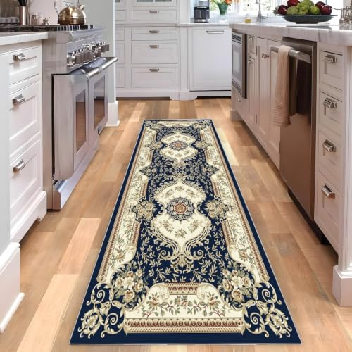 Alfombra de pasillo para cocina y comedor de diseño clásico 4