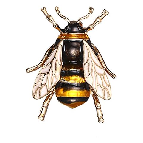 Ivyday Bumble Bee Crystal Brooch Pin Costume Badge Party Jewelry Gift (yellow) Cover