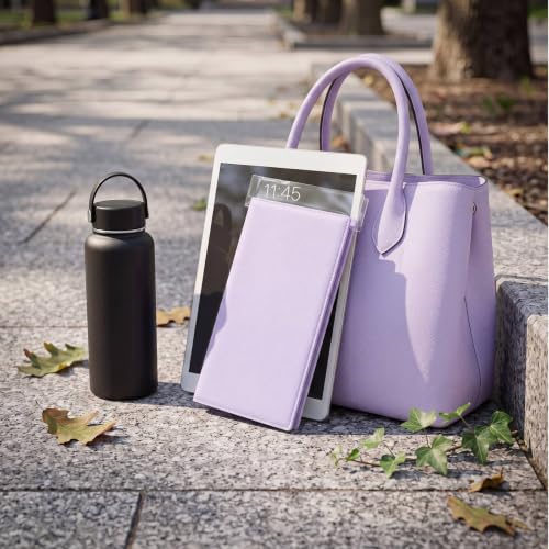 Image of Geyoga 6 Pcs Vinyl Checkbook Cover Personal Top Tear Checkbook Cover Holder Vinyl Check Holder for Men Women (Dark Color)