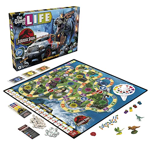 Hasbro Gaming Game of Life Jurassic Park, Multicolored - Image 3