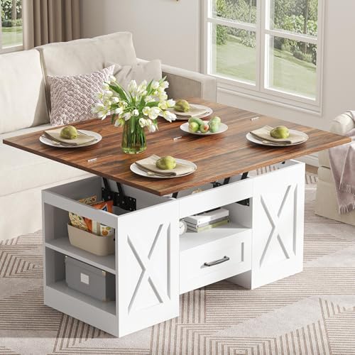 kepptory 39.4'' Lift Top Coffee Table with Storage, 4 in