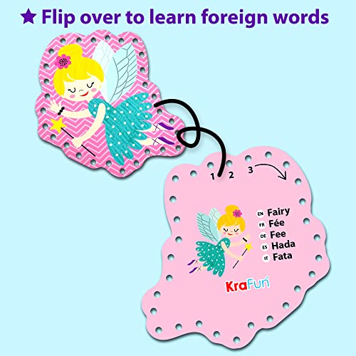 KRAFUN-Beginner-Unicorn-My-First-Lacing-Card-Kit-for-Kids-Arts-Crafts-5-Easy-Princess-Lacing-Projects-Instructions-Included-Lacing-Cards-for-Toddlers-Fine-Motor-Preschool-Skills-Toys KRAFUN-Beginner-Unicorn-My-First-Lacing-Card-Kit-for-Kids-Arts-Crafts-5-Easy-Princess-Lacing-Projects-Instructions-Included-Lacing-Cards-for-Toddlers-Fine-Motor-Preschool-Skills-Toys