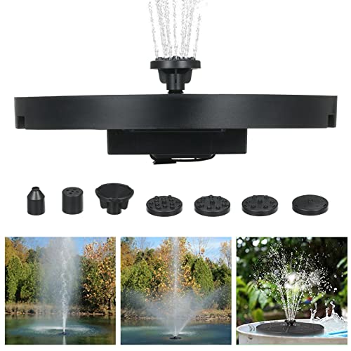 Fonte Solar LED Flutuante Fonte De água Energia Solar Bomba De Ar Exterior 2000mAh Para Jardim