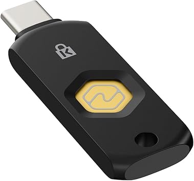 Kensington VeriMark NFC+ USBC Security Key, FIDO2/WebAuthn Hardware Authenticator for Passwordless Login, Works with Windows, macOS & Chrome OS, K64739WW
