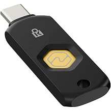 Kensington VeriMark NFC+ USB C  FIDO2/WebAuthn  Windows macOS Chrome OS K64739WW