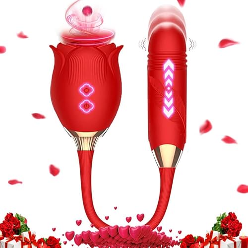 Rose Viboators Toys,2025 Newly Rose Toy Suction Tool for Women 10 Speed Automatic Electric Machine WT66