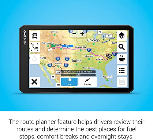 Garmin Dezl Otr710, Extra-Large, Easy-To-Read 7" Gps Truck Navigator, Custom Truck Routing, Birdseye Satellite Imagery With 8Gb Micro Sd Card, Usb Car Adapter & 6Ave Cleaning Kit #TOP6