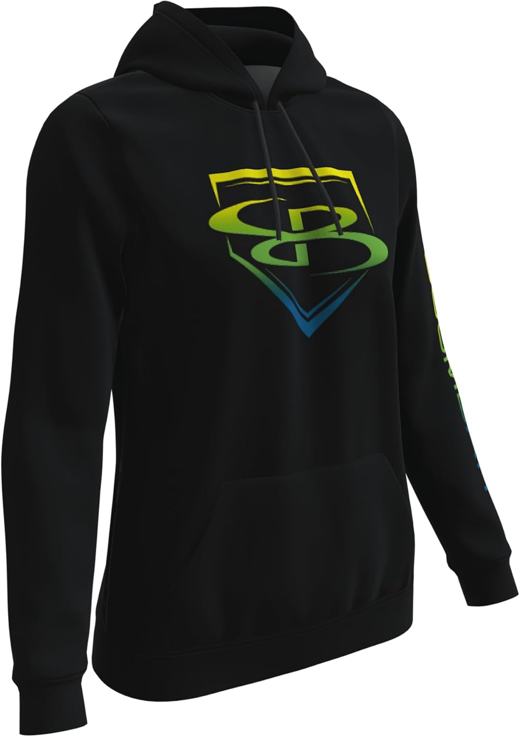 Boombah Women's Supreme Tech Fleece Hoodie, Athletic Hoodie, Soft Brushed Interior, Lightweight Warmth - Aurora Branded