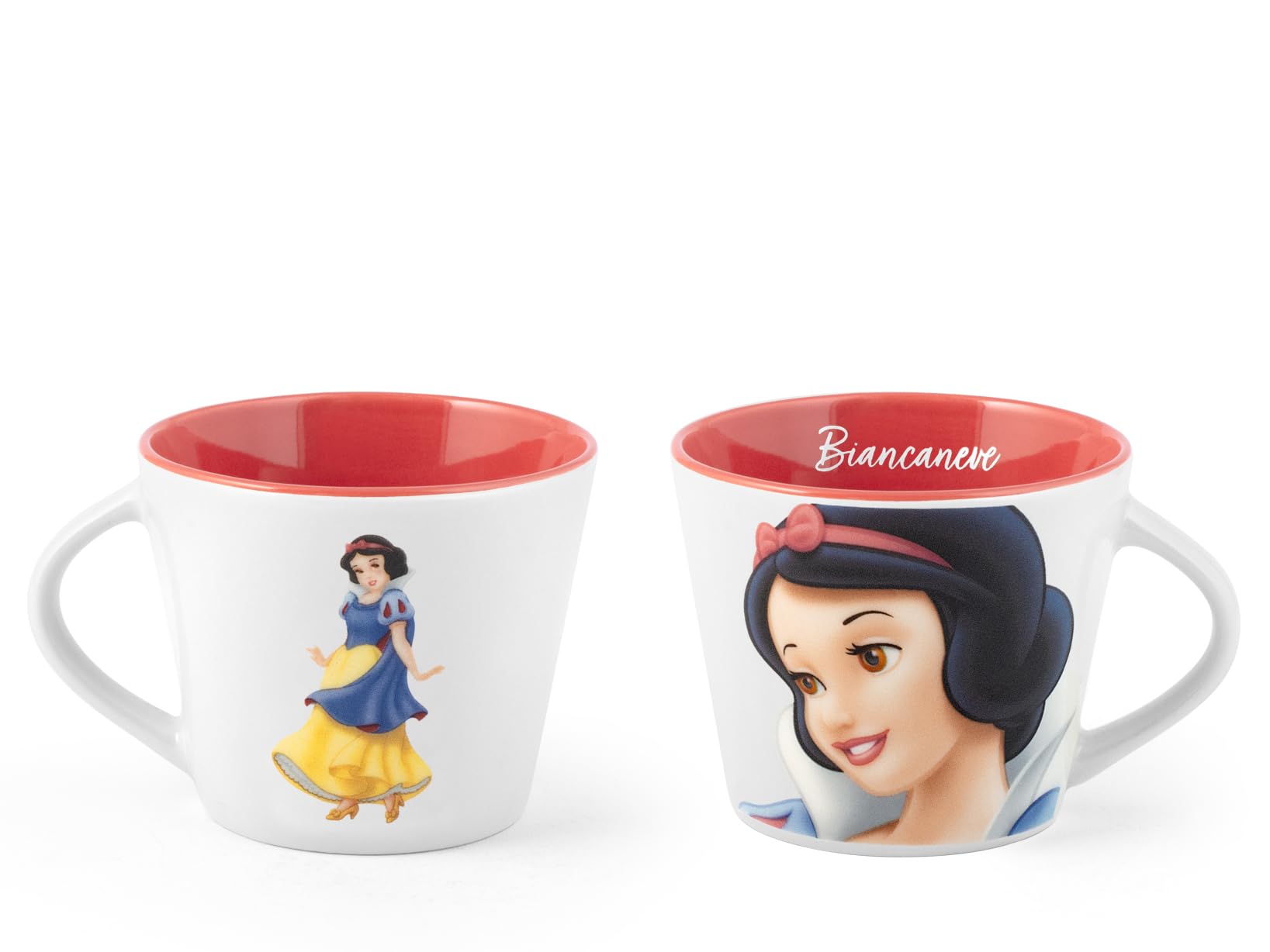 Home Disney- Sette nani, set 12 tazze da te' Sette nani POP, 280 cc, personaggi assortiti, New Bone China, lavabili in lavastoviglie, idonee al microonde