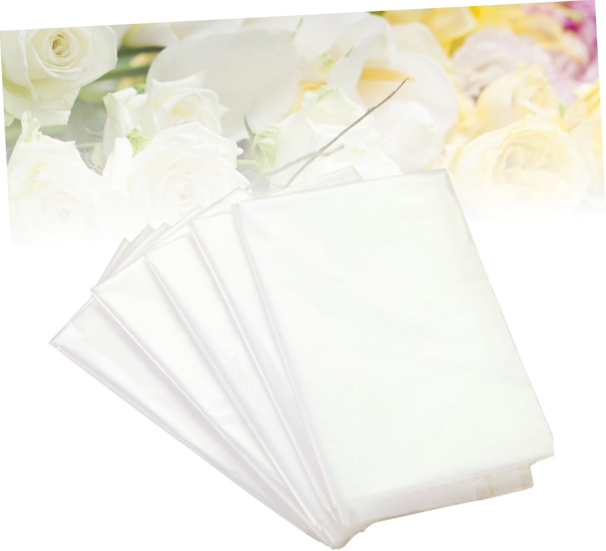Toilet Seat Cover Pads Set 60pcs Disposable Waterproof Pe Film Standard Size Enhance Toilet Decor