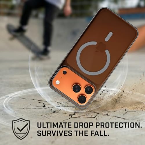 Image of Crystal Translucent Magnet Case for iPhone 17 Pro, Premium Polycarbonate, Ultra Strong Magnets, 360 Drop Protection, Raised Camera Protection, MagSafe Compatible