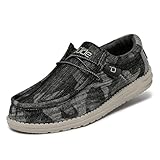 Hey Dude Men's Wally Camo Tweed Size 10 | Men’s Shoes | Men's Lace Up Loafers | Comfortable & Light-Weight