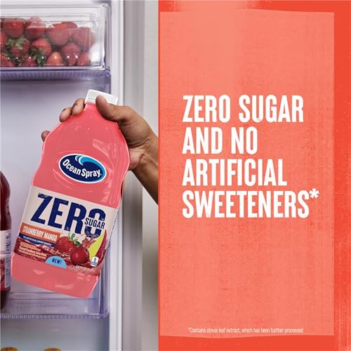 Image of Ocean Spray Zero Sugar Strawberry Mango, 64 Fl Oz Bottle