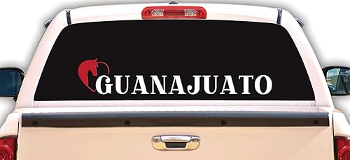 Miniatura 2 de Calcomanía occidental Guanajuato Mexico para Trocas Calcomanias para Autos, calcomanías mexicanas para camiones y autos, estilo ranchero con