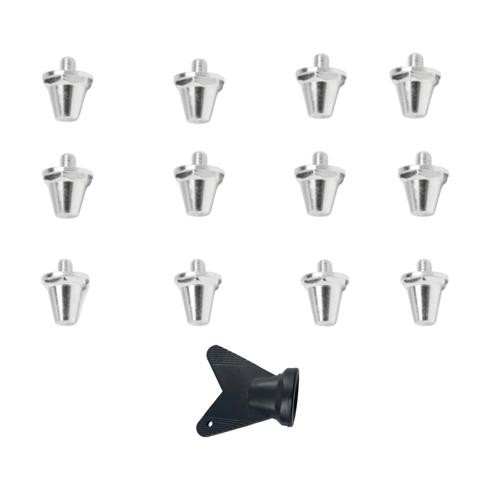 12x Football Boot Studs Football Shoe Spikes, Stable, with Wrench Tool Accessories Soccer Cleats Spikes for Turf, Competition