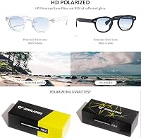 OS SUNGLASSES Unisex Napszemüveg Polarizált UV400 Retro Vintage Stílusú 6