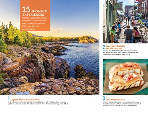 Fodor's Maine Coast: With Acadia National Park (Full-Color Travel Guide) #TOP2
