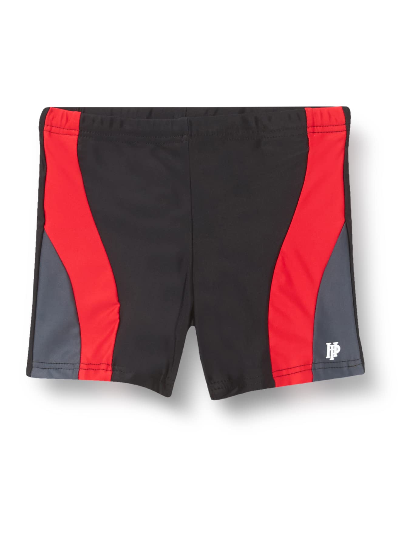 Haute Pression Boys Swim Nappy, Black/Grey/Red, 14 Years, Black / Grey / Red