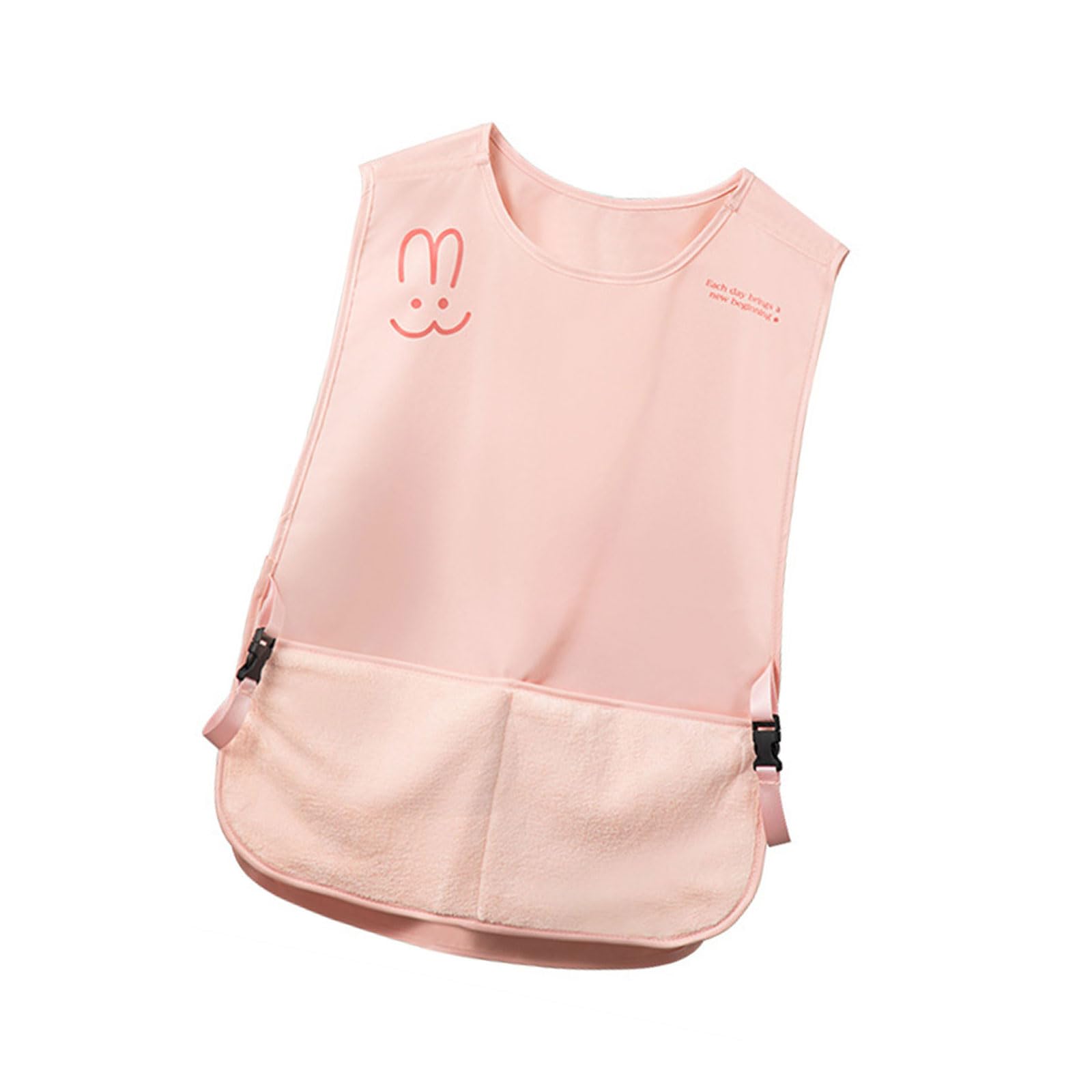 Buxuaaaa Durables Polyester Kitchens Apron with Oil Proof Protections and Front Wiping Zones for Household Use Vest Styles Polyester Apron with Hand Wipe