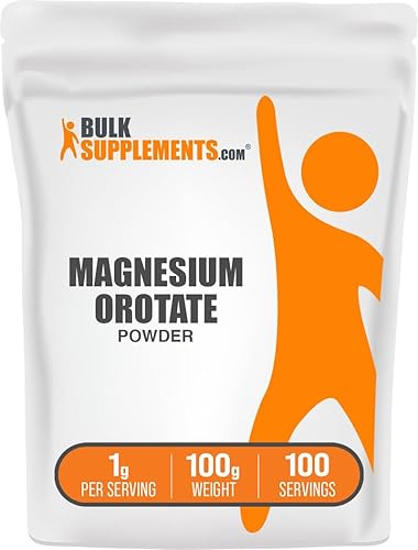 Miniatura 10 de BulkSupplements. com Polvo de orrotato de magnesio - Suplemento en polvo de magnesio - Magnesio de alta absorción - Suplementos de orotato de