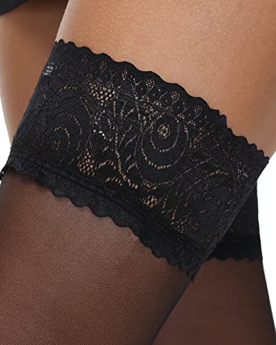 Image of Lidogirl Lace Top Thigh High Stockings
