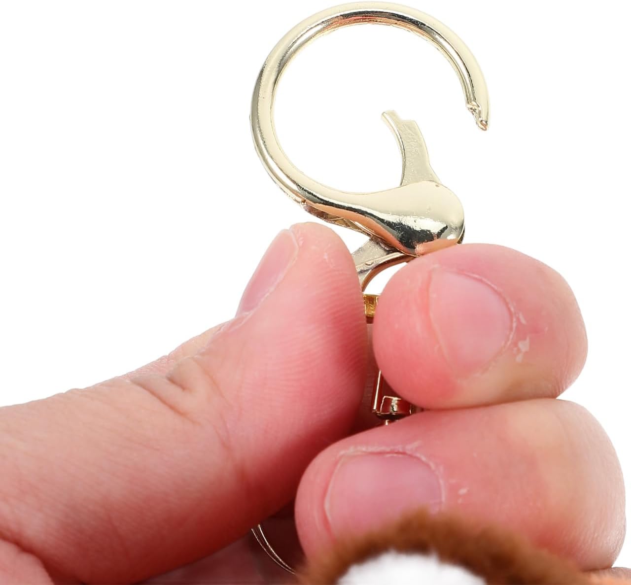 Plush Panda Keychain Soft Stuffed Animal Pendant for Bags Purses Backpacks Adorable Panda Charm Hanging Ornament Gift - Image 4