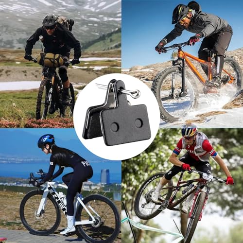 Fahrrad Bremsbeläge hohe Lebensdauer Bremsbeläge Fahrrad für Shimano B01S B03S B05S Resin Semi-Metallic Bremsklötze Fahrrad Fahrradbremsen Beläge für Shimano MT200 MT400 MT500