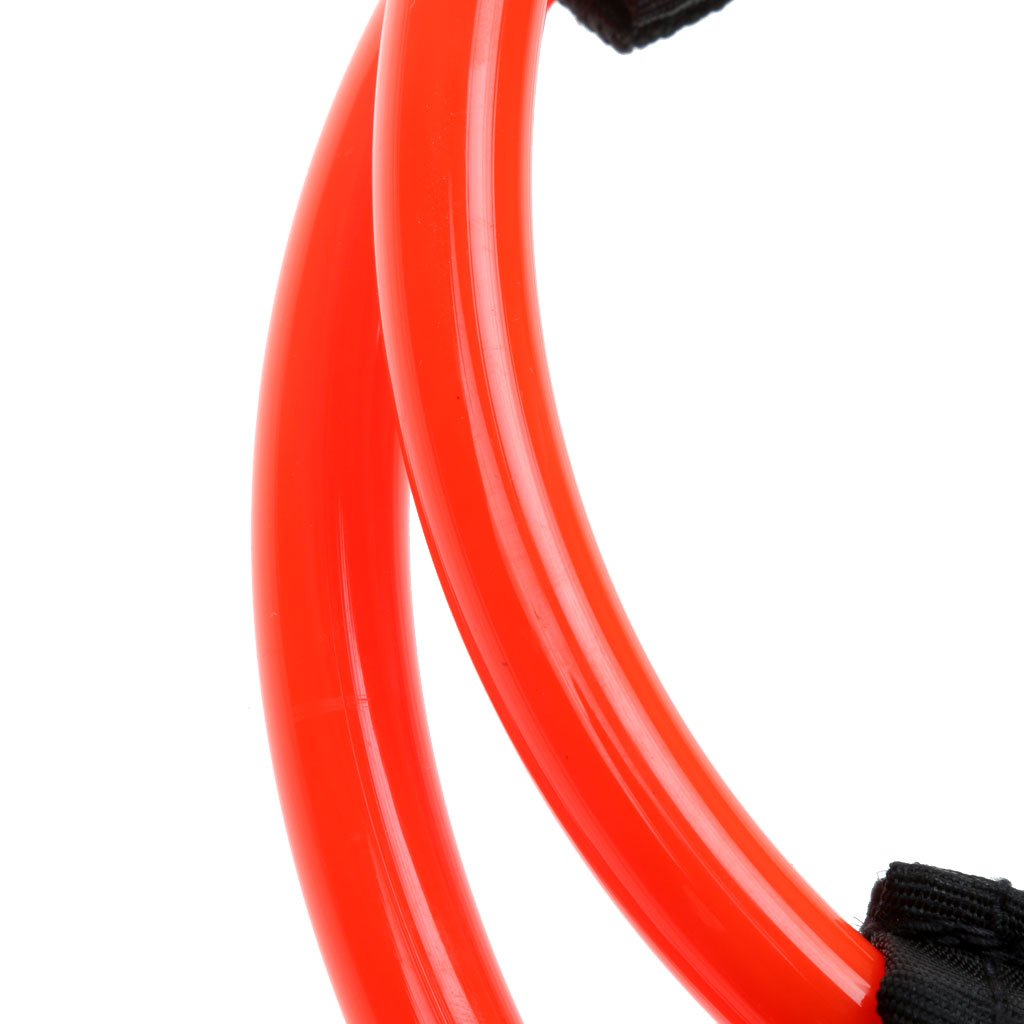 Generic 2 Pezzi di Imbracatura da Windsurf Regolabile E Imbottiture Antiscivolo per Braccio da 22"a 28" / 28"-34" - Arancione, 22-28 Pollici