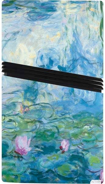 Skinit Decal Gaming Skin Compatible with PS5 Pro Bundle - Officially Licensed Waterlilies, 1916-19 by Monet Design