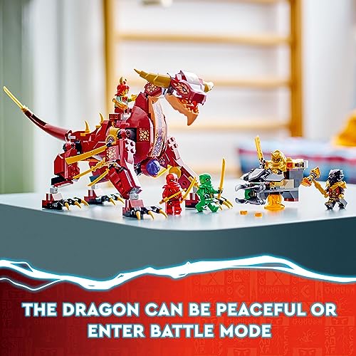 Lego 6425935 Ninjago Heatwave Transforming Lava Dragon 71793 Building Toy Set thumb #2