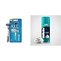 Gillette Mach3 Turbo Men’s Razor with Flexball Technology & Gillette Classic Sensitive Shave Foam - 418 g (33% extra)