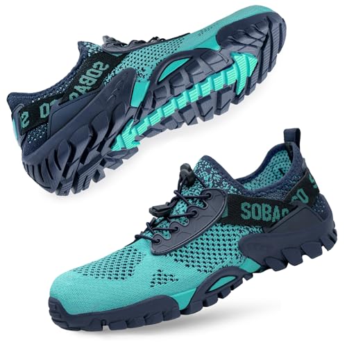 SOBASO Women Water Shoes Men Quick Drying Hiking Swim Beach River Shoes for Fishing Water Sport Diving Sailing Travel