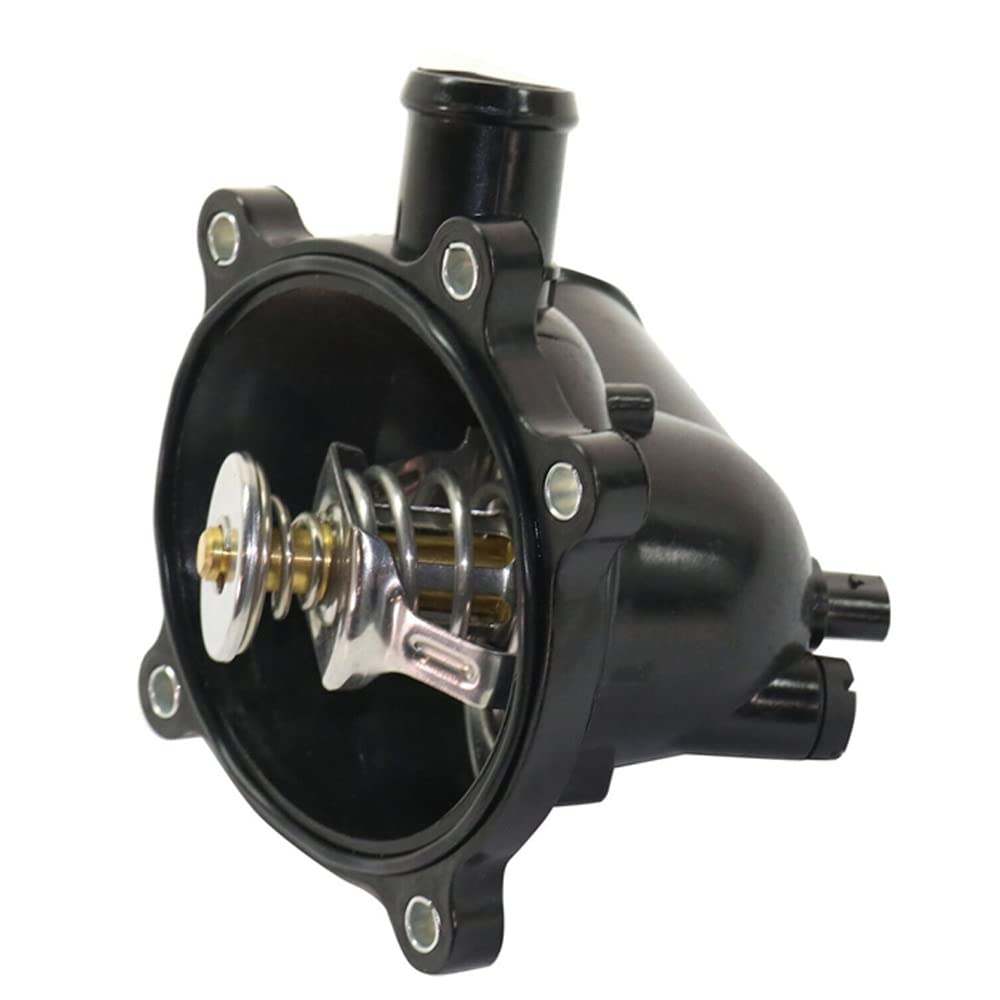 079121115BA Logement de Thermostat de Liquide de Refroidissement du Moteur Compatible avec AUDI A6 S6 2007-2011, A8 Q7 2007-2010, S8 2007-2009, Remplace 079121115BK, 9025179