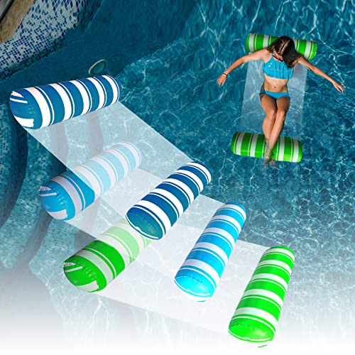 3 Pack Water Hammock, Comfortable Pool Lounger for Adults, Vacation Fun by BLOFUN - Used condition - US$19.32