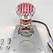 HTTMT MT401- Motorcycle Custom Chrome Side Mount Tag License Plate Holder Bracket with LED Tail Light Brake Light Compatible with Harley Softail Touring Sporster