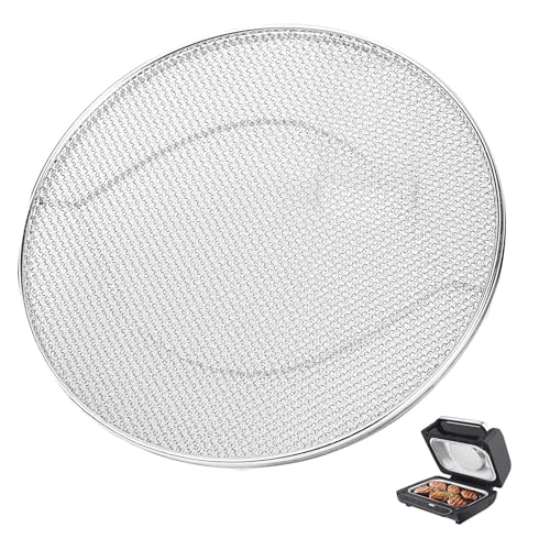 Stainless Steel Splash Guard for Ninja Air Fryers - 20cm Fine Mesh Splatter Screen for Frying, Reusable and Dishwasher-Safe