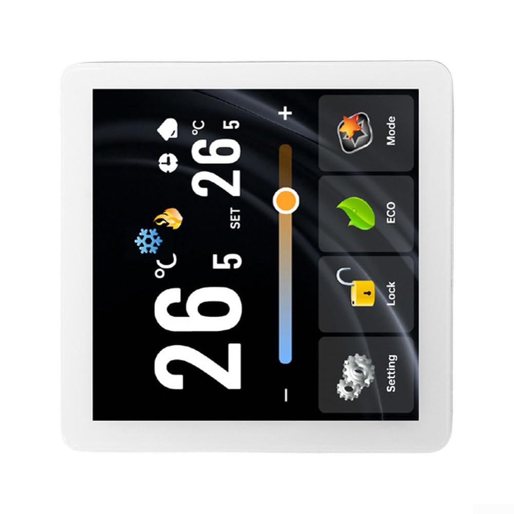 Zentralheizung Thermostat WiFi Graffiti Design Weiß(Black)