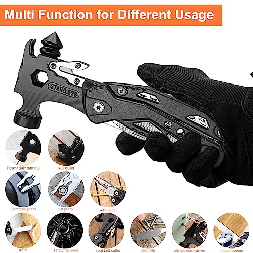 Hammer-Multitool-16-In-1-Multi-Tool-Hammer-Camping-Gear-Gifts-for-Men-Boyfriend-Husband-Father-Cool-Gadgets-Small-Hammer-with-Screwdriver-Bits-Set-for-Camping-Outdoor-Home-DIY-Use