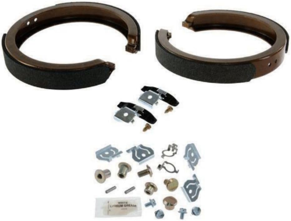 REIvs Rear Parking Emergency Brake Shoes & Springs for Silverado 1500,for Tahoe,for Yukon,for Suburban 1500,for Escalade EXT,for Escalade ESV,for Escalade,for Sierra 1500 2pc 1404-317754