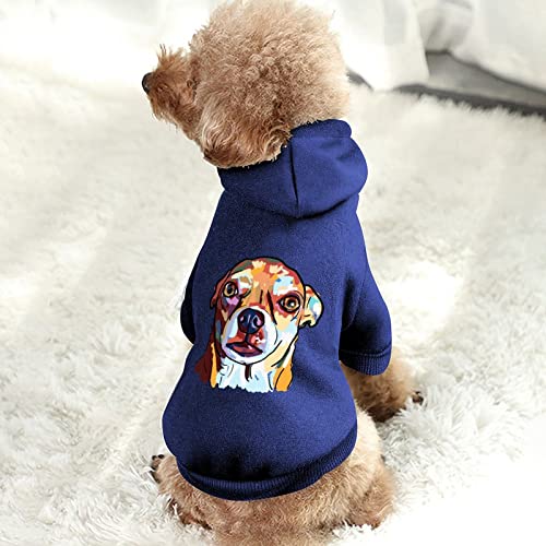 Funny Chihuahua Dog Pet Suit With Hat Dog Hoodie Coat Winter Apparel Pullover Outfits Xs #TOP3