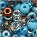 Czech Seed Beads 6/0 'Blue Turquoise Grotto' Mix (1 Ounce)