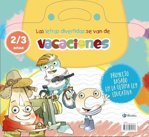 Portada de Las letras divertidas se van de vacaciones. 2-3 años