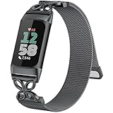 GEAK Metal Floral-Shape Design Band Compatible with Fitbit Charge 6 Bands for Women/Charge 5 Bands Women Men...