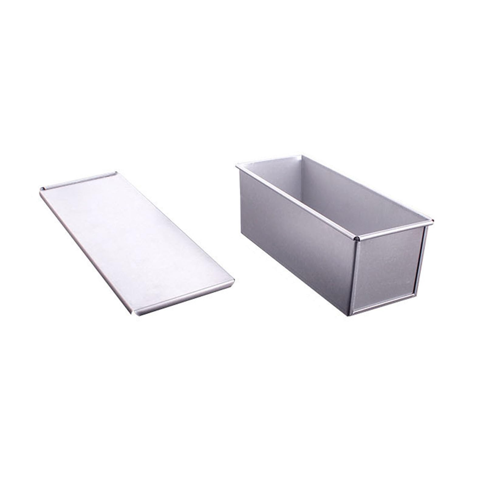 YOUNAFEN Rectangle Loaf with Cover Bread Baking Molds Toast Non-Stick Toast Box with Lid Bread Moulds Aluminum Alloy Material Toast Box for Bake