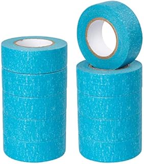 Eagle smart 10pcs Blue 24mm Low Tack Painters Masking Tape for Painting Artists Decorating