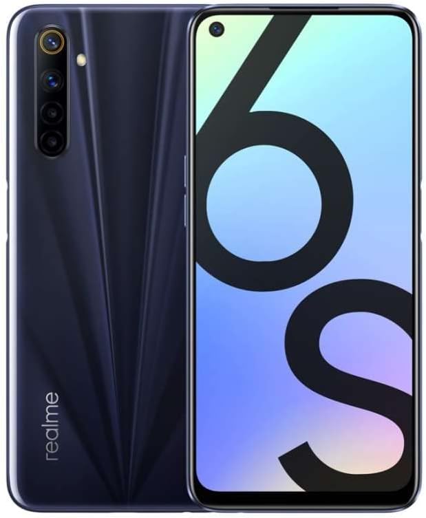 realme 6S Dual-SIM 64GB ROM + 4GB RAM (GSM Only | No CDMA) Factory Unlocked 4G/LTE Smartphone (Black) - International Version