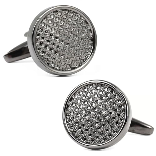 elizabeth parker エリザベスパーカー ガンメタ ラウンド テクスチャード カフス カフスボタン ep-058